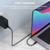 Aukey CB-KCC101 Circlet Blink Aramid Fiber USB C to C Cable -1m