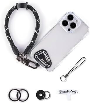 Mobile Phone Lanyard Strap (Black)