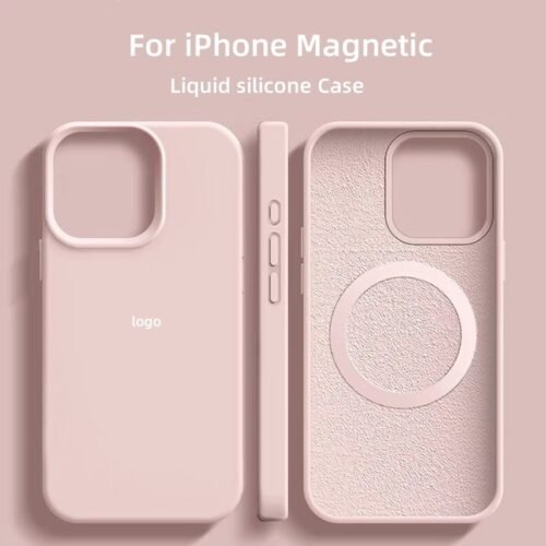 Iphone16Pro Liquid Silicone Casing (Pink)