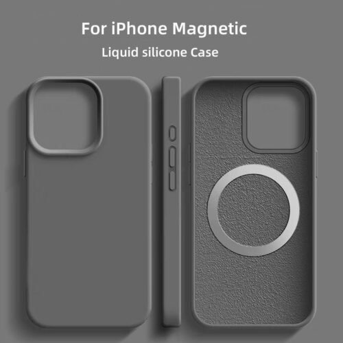 Iphone16Pro Liquid Silicone Casing (Grey)